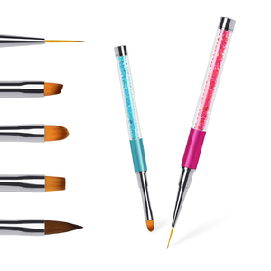 Hadiyahbeauty <span class=keywords><strong>ปาก</strong></span>กาพู่กันวาดลายเส้นแกะสลักแบบไล่ระดับสีอุปกรณ์ทำเล็บยูวีเจลร้านเสริมสวย - Product Image 5