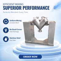 Mélangeur en V en acier inoxydable pour granulés, machine de mélange pour sucre, sel, amidon, farine, usage alimentaire