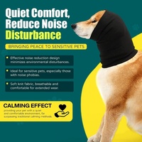 Cache-oreilles pour chien en polyester, anti-bruit, confortables, pour le soulagement du stress, épaissis, protection contre le froid et la chaleur en extérieur, couvre-oreilles, accessoires pour la tête