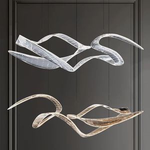 Hiện đại thủy tinh ánh sáng lịch thi đấu trên bếp đảo tuyến tính polymethyl methacrylate (PMMA) dẫn đèn chùm đèn cho dân cư sử dụng - Product Image 5