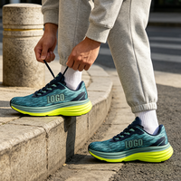 Calzado Deportivo para Hombre, Diseño OEM ODM, Transpirable, con Tejido Fly Knit, Placa de Carbono y Suela de Goma, para Deportes al Aire Libre