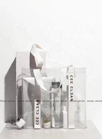 Sac à main en PVC personnalisé avec logo imprimé, nouvelle conception, sac cadeau transparent, sac de shopping en PVC imperméable, sacs fourre-tout transparents