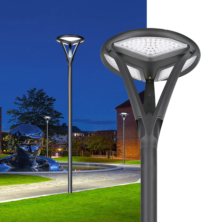 New Design Outdoor Aluminum 50w Ip65 Waterproof Courtyard Park Street Lamp Ac Led Garden Lighting