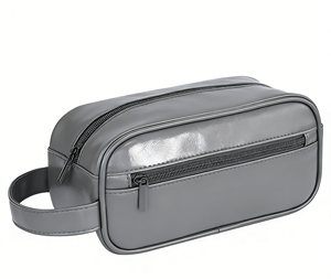 Nouveauté : Trousse de toilette de voyage portable unisexe en cuir PU avec logo personnalisé de la marque <span class=keywords><strong>SOYEON</strong></span> - Sac d'hygiène suspendu à fermeture éclair - Product Image 1