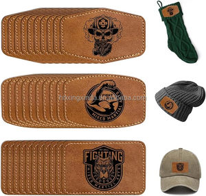 Großhandel Laser-gravierte PU-Leder-Patches – Aufbügel-Patches für Uniformen - Product Image 1