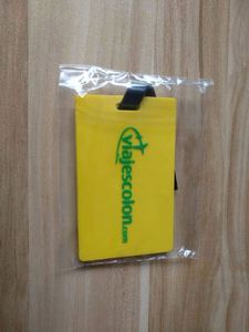 ป้ายแท็กกระเป๋าเดินทาง PVC นิ่ม กันน้ำ พิมพ์ลายนูนโลโก้บริษัทหรือข้อความตามสั่ง ขายส่ง - Product Image 6