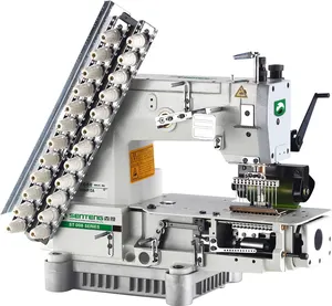 Machine à coudre multi d'aiguille de St 008-12064P/DA appropriée aux lignes de production automatisées de combinaison d'équipement