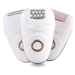 Épilateur HATTEKER HT-6258 pour femmes - Rasoir électrique sans fil pour le visage, les jambes, les bras, les aisselles, le bikini - Product Image 1