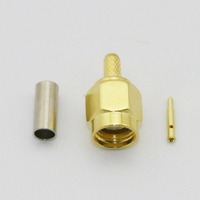 Conector macho SMA-J-1.5 SMA para Cable RG174 RG316