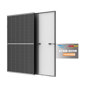 Trina Vertex 475W-505W Panel solar de media celda bifacial de alta eficiencia Tecnología PERC de vidrio dual Certificado Topcon TUV Tipo N - Product Image 1