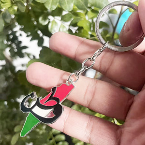 Nuevo Collar con Colgante <span class=keywords><strong>de</strong></span> Mapa <span class=keywords><strong>de</strong></span> Israel, Bandera Palestina, Joyería Triangular, Cadena <span class=keywords><strong>de</strong></span> Aleación <span class=keywords><strong>de</strong></span> Cobre Individual, Chapado en <span class=keywords><strong>Oro</strong></span> <span class=keywords><strong>de</strong></span> 18K, Unisex - Product Image 3