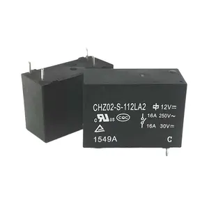 Doğru akım CHZ02-S 16A 4-pin röle için normalde açık DIP CHZ02-S-112LA2 bir dizi