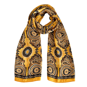 MooMoo Ingrosso Abito Kaftano da Donna in Raso Stampato Etnico Taglia Unica Vestaglia Lunga Larga alla Moda - Product Image 3