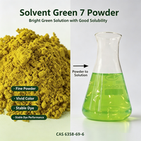 Poudre de Solvent Vert 7 (CAS 6358-69-6) – Teinture fluorescente soluble dans l'eau de haute pureté pour la surveillance du flux d'eau