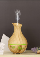 Diffuseur d'huiles essentielles USB, diffuseur d'arômes, 7 couleurs LED, parfum, lumière, grain de bois, humidificateur, diffuseur d'arômes