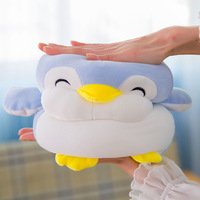 Peluche de pingouin en peluche douce et moelleuse pour enfants, bébés, filles, cadeau de Noël ou d'anniversaire