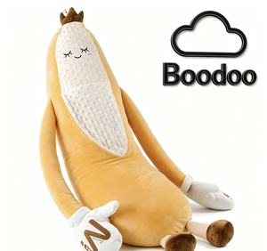 Oreiller en peluche Boodoo Banana Sleep Aid pour filles, femmes enceintes et maternité, en coton PP, confortable - Product Image 1