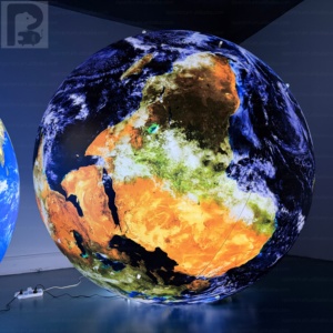 Globo Terráqueo Inflable con Luz LED de 3m para Exhibición en Museos, Globo Terráqueo Inflable Iluminado con Impresión Personalizada - Product Image 4
