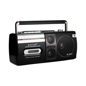 Radio portátil con grabadora de cinta y ranura para tarjetas de gran volumen para personas mayores, reproductor de cinta multifuncional con puntero FM y BT - Product Image 4