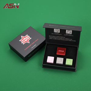 Kit de <span class=keywords><strong>craie</strong></span> de billard R-QK ASN 3 pièces avec étui magnétique en métal, 4 couleurs, haute friction, antidérapant, accessoire de billard professionnel, vente en gros - Product Image 4