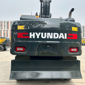 Pelle sur pneus HW210 moderne et originale Pelle sur chenilles à moteur Cummins Nouvelle pelle originale Hyundai HW210 à bas prix - Product Image 3