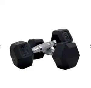 Grosir harga murah dumbbell besi cor kualitas 5kg 10kg 15kg 20kg 30kg bobot gym semen hexagon dumbbell