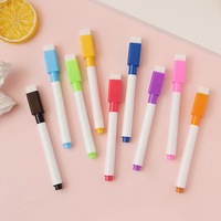Nouveaux stylos marqueurs effaçables pour tableau blanc, pas d'encre noire magnétique, sans aimant