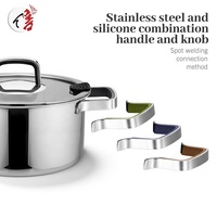 Ensemble de batterie de cuisine de luxe classique 9 pièces en acier inoxydable triple couche, antiadhésif, avec casserole et poêle – Compatible induction et écologique