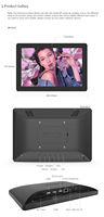 Écran tactile capacitif interactif mural de 10,1 pouces, écran LCD IPS, tablette Android, signalisation numérique intérieure pour magasin de détail, SDK OEM