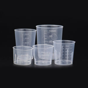 10ml15ml20ml30ml Taza medidora de plástico Cilindro de medición PP con escala Taza de medicina Herramienta de laboratorio - Product Image 4