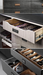 Poignée de meuble de cuisine en alliage de zinc, design moderne, pour tiroirs de chambre et commodes, installation facile - Product Image 3