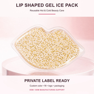 Pack de gel réutilisable pour les lèvres, à refroidissement rapide, chaud et froid, pour le soin et le soulagement de l'enflure après injection de filler. - Product Image 1