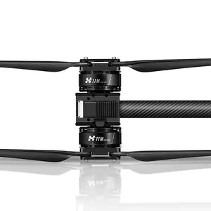 100KG despegue Hobbywing H11M Motor de Dron de doble cara coaxial dual drone UAV rotor motor con hélice opcional de 48 "dos palas