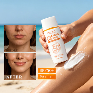 <span class=keywords><strong>Protector</strong></span> <span class=keywords><strong>Solar</strong></span> Híbrido de Marca Privada SPF50, Mineral, Ligero, Hidratante, de Amplio Espectro, con Ceramida y Centella Asiática, Calmante y Reparador - Product Image 1