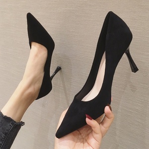 All-Season Summer Business Style High <b>Heels</b>. Elegant Genuine Leather Stiletto <b>Heel</b> Party Shoes for Stylish Events - Product Image 4