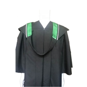 Toga de Graduación de la Universidad de <span class=keywords><strong>Waterloo</strong></span>, Fabricada a Medida, de Buena Calidad, al por Mayor, OEM, con Capucha de Graduación - Product Image 1