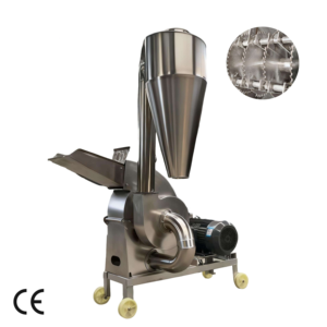 Molino de Martillos Multifuncional de Acero Inoxidable, Trituradora Comercial para Hierbas, Especias, Granos, Materiales Secos, Molienda de Polvo Fino - Product Image 1