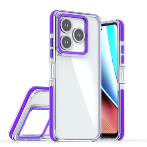 Nhà Máy Outlet rõ ràng trường hợp điện thoại TPU + Acrylic trong suốt gồ ghề điện thoại bao gồm cho ZTE 60-lite 4 gam - Product Image 4