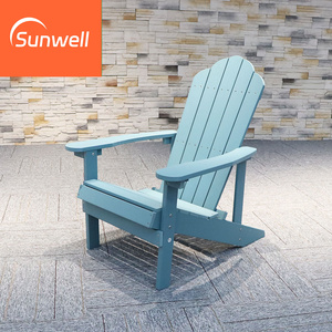 เฟอร์นิเจอร์สวนทุกสภาพอากาศ ไม้กันน้ำ เก้าอี้อาดิรอนแด็ค สำหรับรับประทานอาหารกลางแจ้ง ชายหาด โรงแรม และสวน - Product Image 1