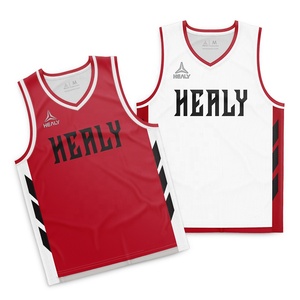 HEALY Custom Digital Print <b>Mens</b> Reversible Basketball Jersey Breathable Durable Plus Size Quick Dry 100% Polyester High Quality - Product Image 2