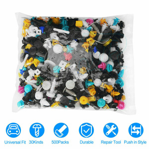 Auto Fastener <b>Clip</b> Kit 1125Pcs Plastic <b>Car</b> Repair <b>Clips</b> Assorted Colors Universal Use - Product Image 2