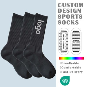 Créez vos propres <span class=keywords><strong>chaussettes</strong></span> unisexes <span class=keywords><strong>personnalisées</strong></span> avec logo, <span class=keywords><strong>chaussettes</strong></span> de sport en coton rembourrées pour hommes - Product Image 1