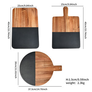 ชุดเขียงไม้3ชิ้นเนื้อแข็งดีไซน์ออร์แกนิก100% ธรรมชาติอย่างสวยงาม - Product Image 6