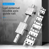 Rail de guidage linéaire double axe LGD12 en gros avec curseur à verrouillage manuel pour l'automatisation des machines