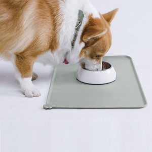 Silikon Hund Katze Schüssel Matte Antihaft-Futter <span class=keywords><strong>Pad</strong></span> Wasser kissen Wasserdicht Mehrere Farben Größen & Zweck 21 "* 15" Haustier Fütterung matte - Product Image 1