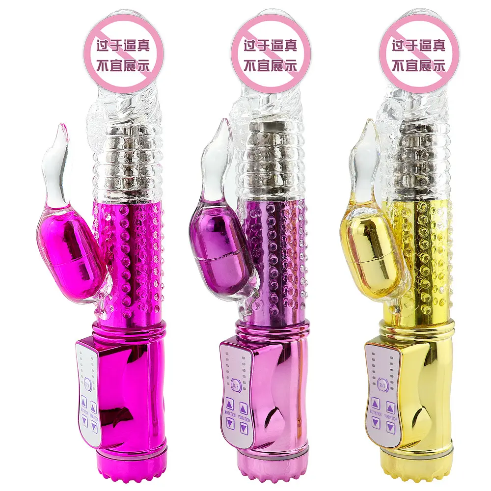 Vibromasseur Lapin 36 Vitesses Gode Vibrateur Pour Femme Pénis Réaliste Perles Rotatives Vibrateur Sex Toys Pour Femmes Masturbation