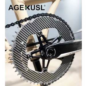 Rueda de cadena de <span class=keywords><strong>bicicleta</strong></span> Union Jack BCD 130 50T 52T 54T 56T rueda de cadena de carbono compatible con <span class=keywords><strong>bicicleta</strong></span> Brompton <span class=keywords><strong>Dahon</strong></span> Birdy Pikes 3Sixty - Product Image 6