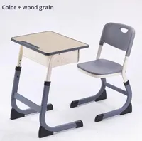 Bureaux d'ordinateur réglables Chaises pour les élèves du primaire et du secondaire pour la maison Étude des enfants Formation scolaire en gros