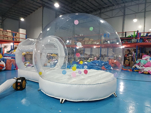 Maison à bulles gonflable, intérieur et extérieur, château pour les fêtes d'enfants, tente dôme gonflable pour ballons, tente transparente - Product Image 5