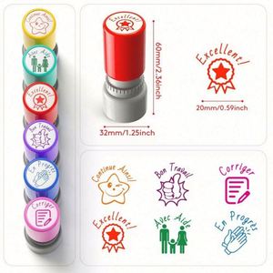 Sellos de Juguete de Plástico Indelebles para Niños, con Diseños de Dibujos Animados, Personalizables con Logotipos, Marca Mairun, Promocionales para Estudiantes - Product Image 3